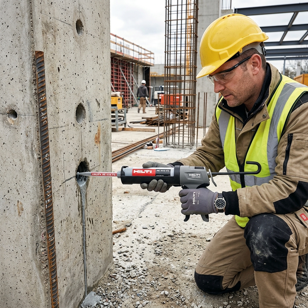 Chemical anchor and post-installed rebar fixing